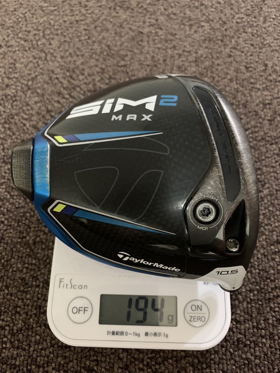 テーラーメイド SIM2 MAX ドライバー 10.5度ヘッドのみ TaylorMade