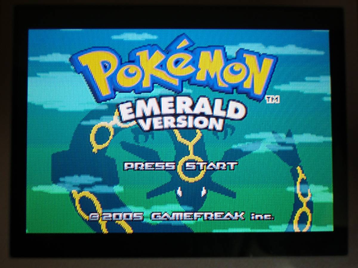 海外 正規品 GBA ポケットモンスター エメラルド 英語版 北米版 海外版 ポケモン DSlite emerald ゲームボーイアドバンス POKEMON