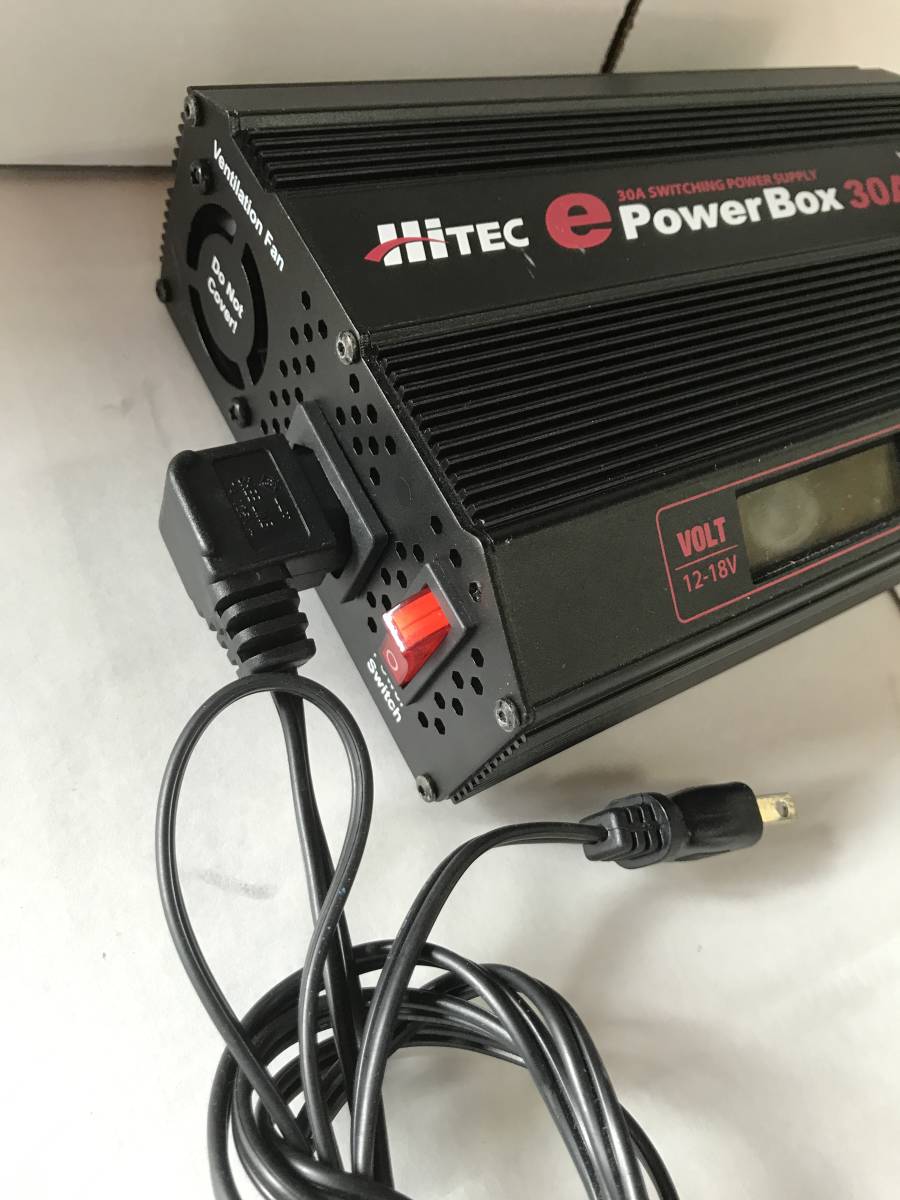 YS624☆ハイテック 安定化電源 e Power Box 30A スイッチングパワー