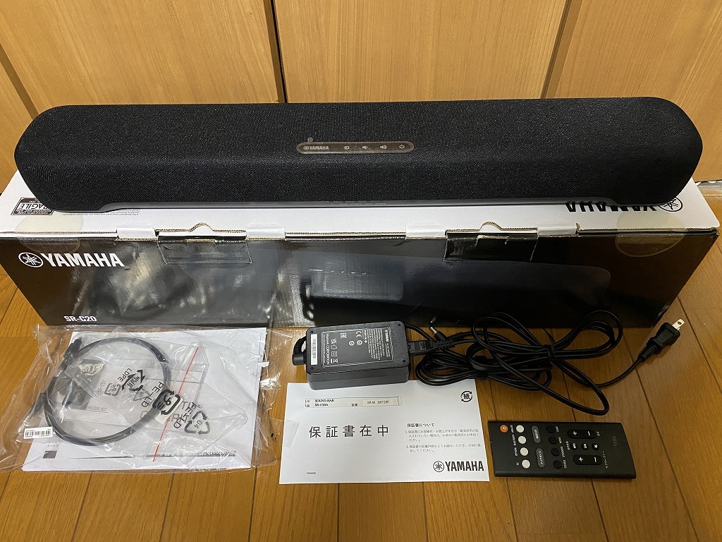 美品】YAMAHA サウンドバー SR-C20A ブラック 2022年製 | appointment