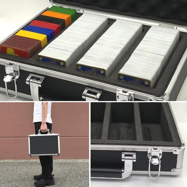 トレカ アタッシュケース 2800枚収納 デッキ ストレージボックス トレカ アタッシュケース 2800枚収納 デッキ ストレージボックス