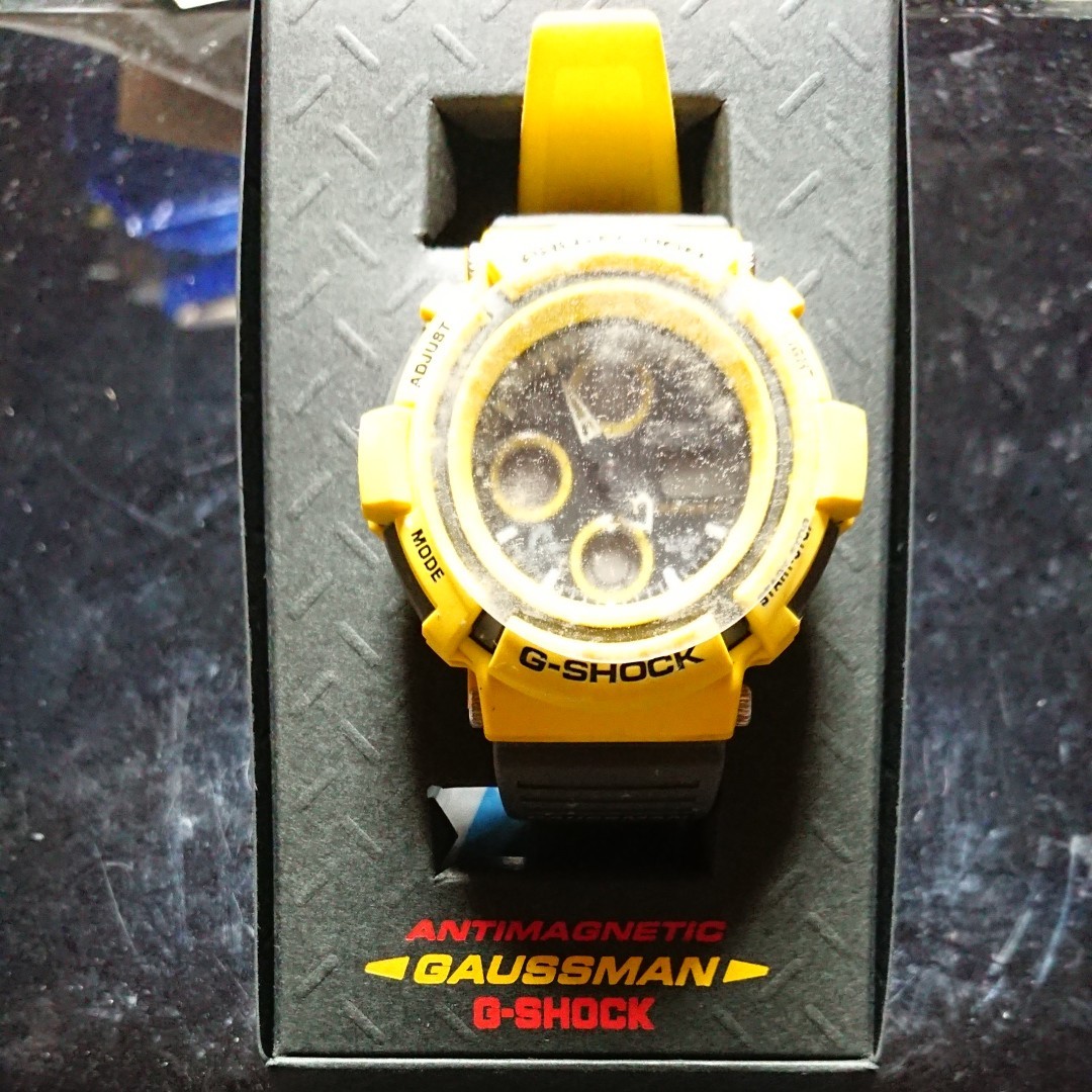 CASIO G-SHOCK AW-570Y-9T メン インイエロー ガウスマン