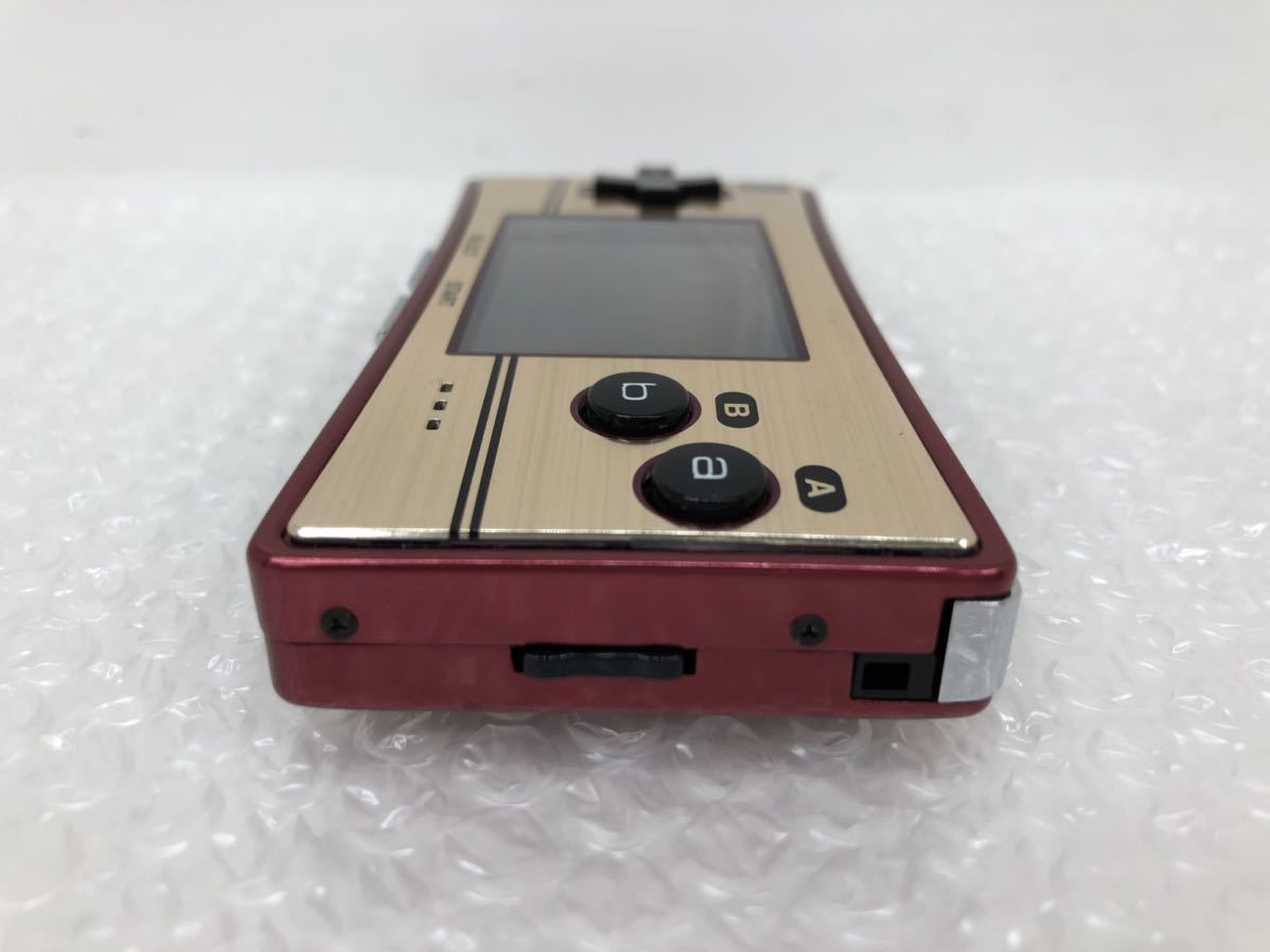 【ジャンク品】Nintendo ニンテンドー ゲームボーイミクロ 本体 OXY-001 ファミコンバージョン_画像4