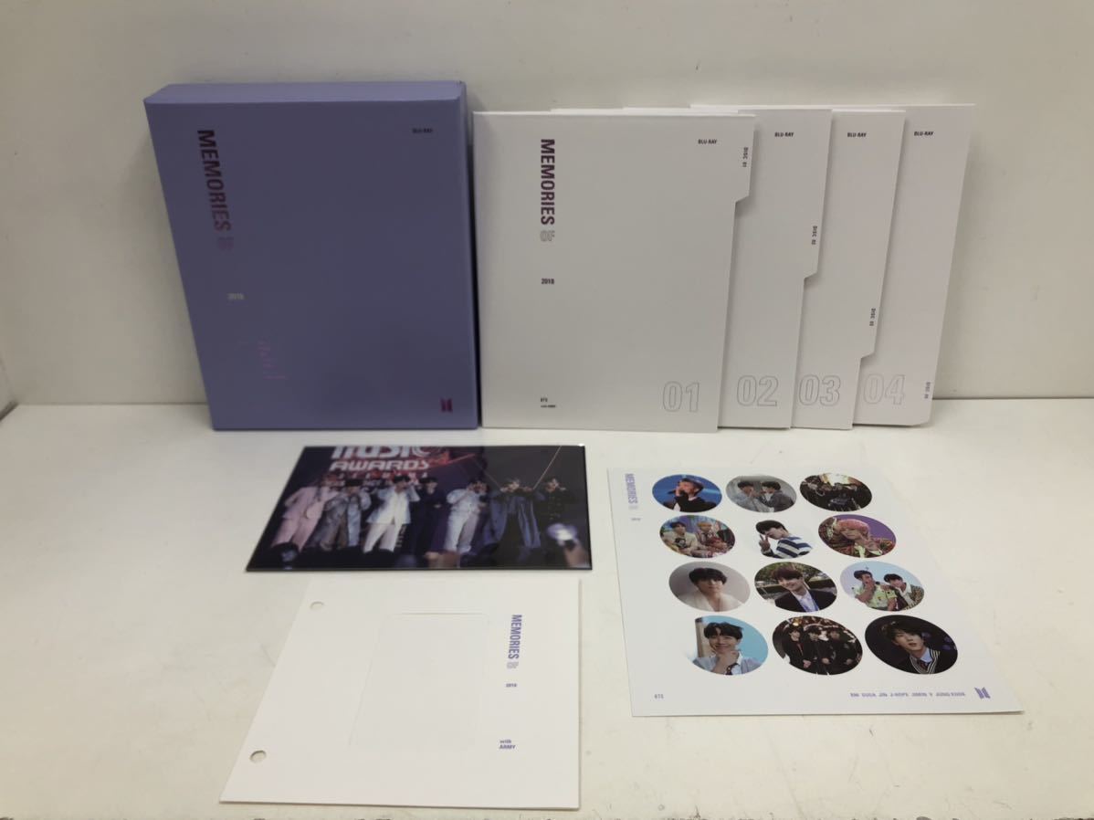 BTS MEMORIES OF 2018 Blu-ray ４枚組 特典付き ミュージック DVD
