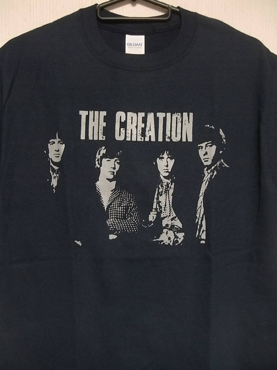 即決★新品バンドＴシャツ★クリエイション★THE CREATION★ネイビーボディ×グレープリント★S/M/Lサイズ対応可能★60'Sビート関連_画像2