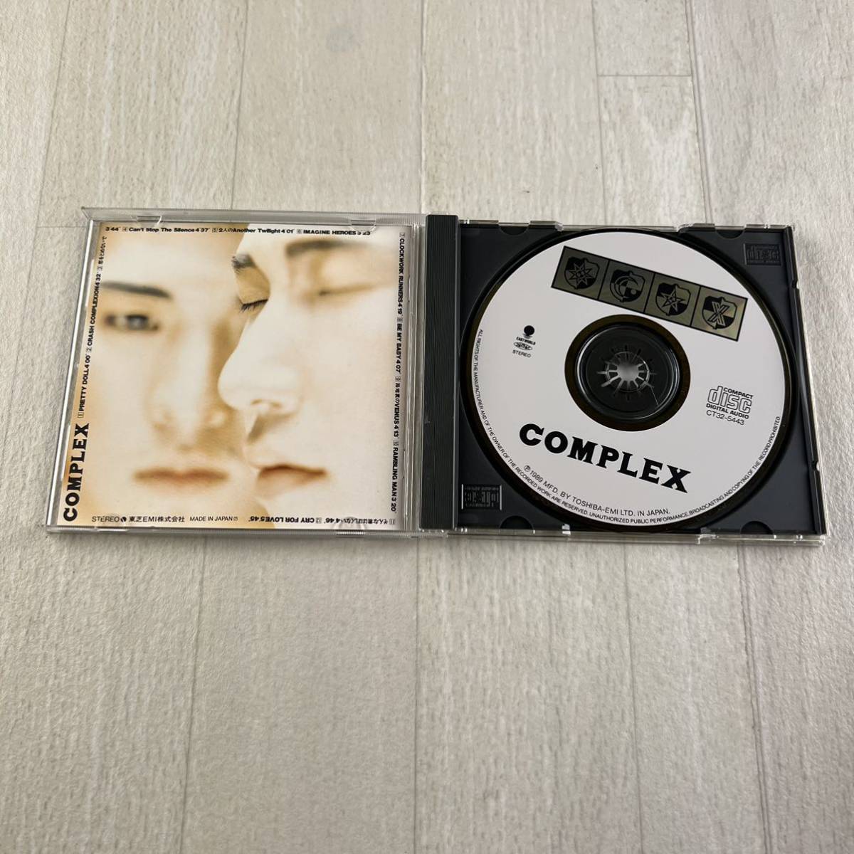 C11 COMPLEX / COMPLEX CD コンプレックス 布袋寅泰 吉川晃司の画像2