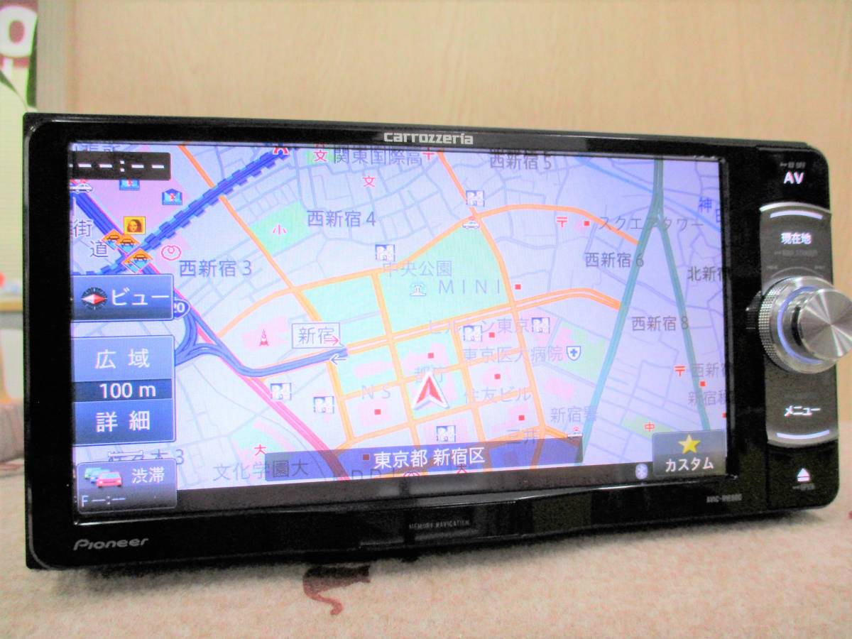 カロッツェリア 7インチワイドナビ 作動確認済み AVIC-RW900 2017
