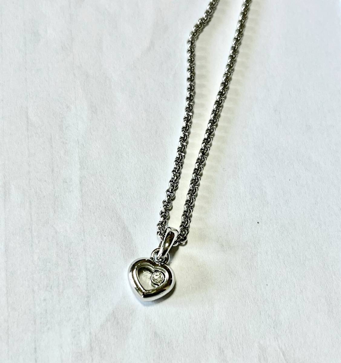 特価商品 美品 Chopard ショパール ハッピーダイヤモンド ハート 750WG