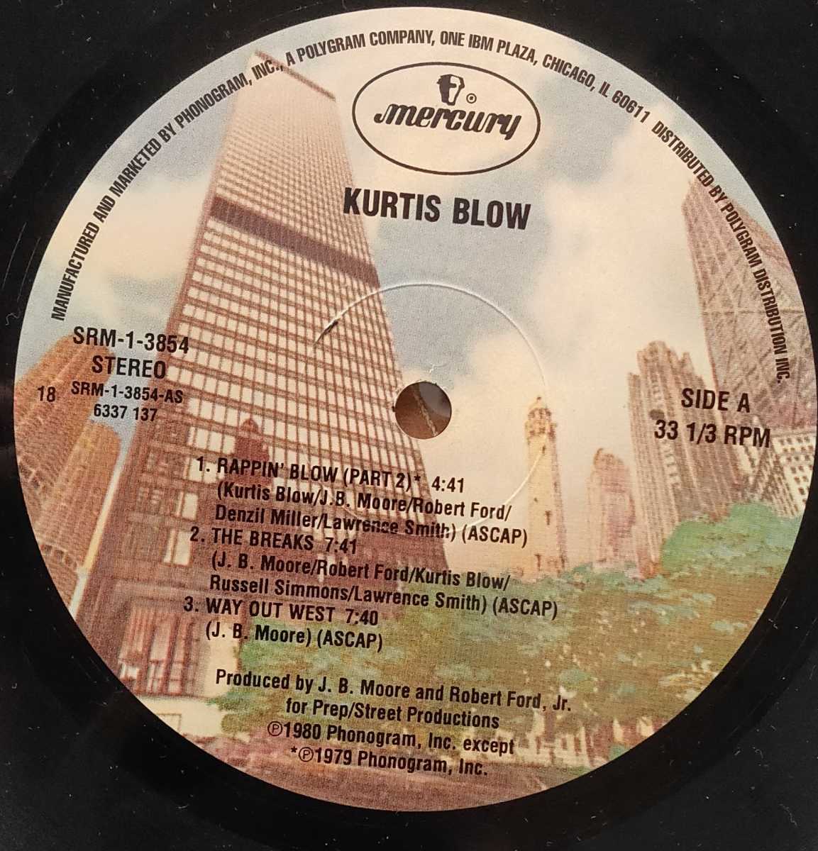 Kurtis Blow シュリンク付 レコード オールドスクール ディスコラップ_画像3