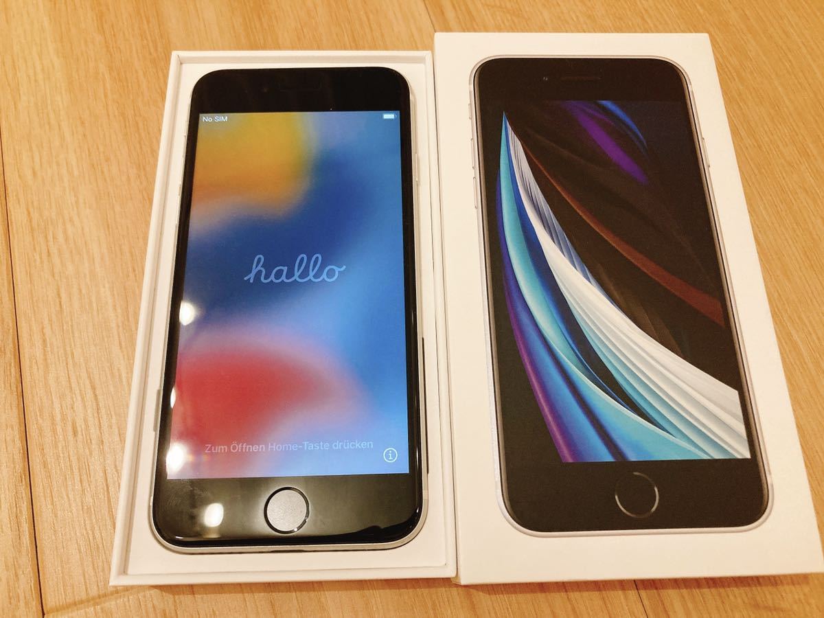 ☆ 新古品 SIMフリー iPhone SE 2 第2世代 64GB MHGQ3J/A バッテリー95
