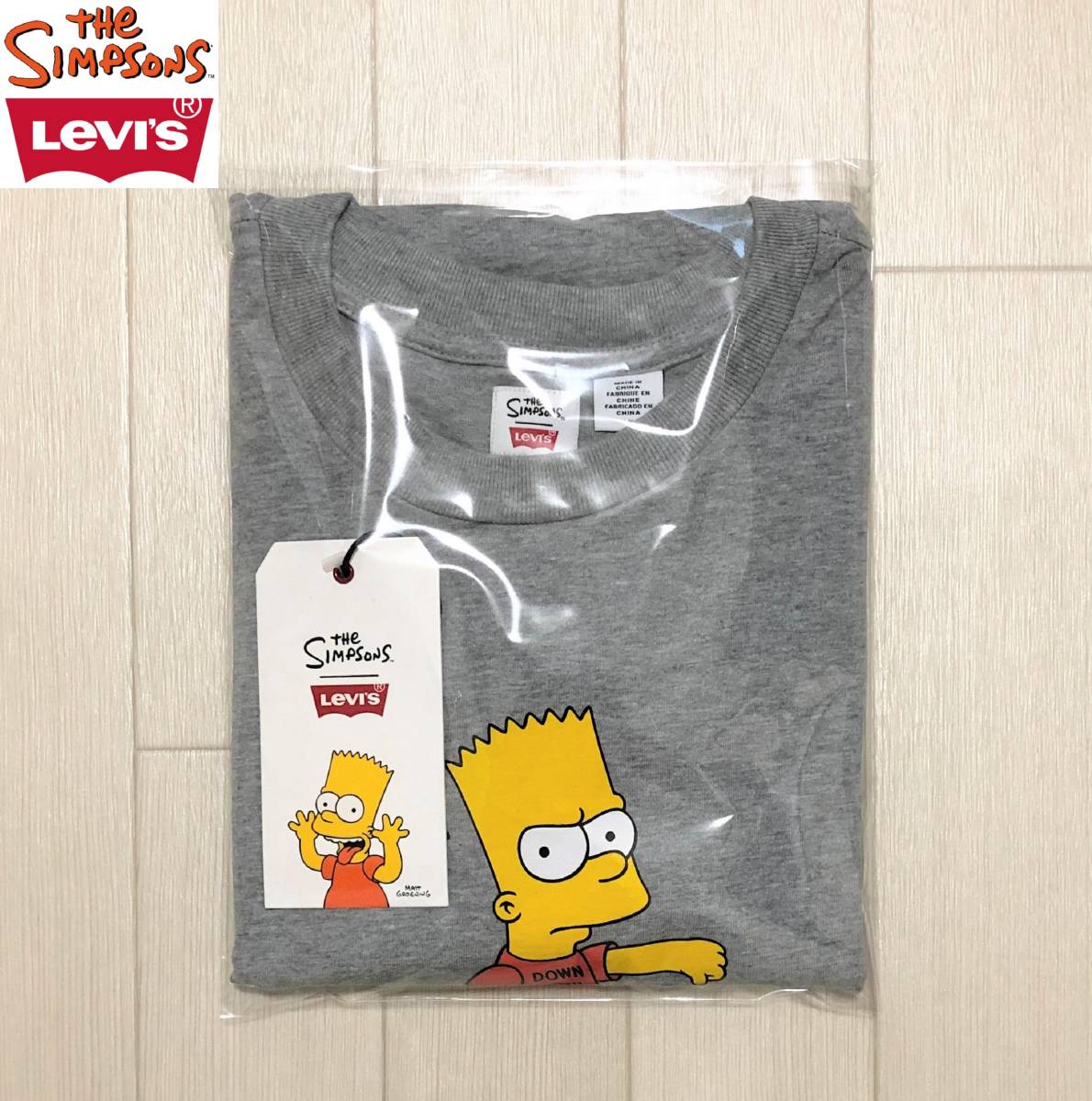 メーカー再生品】 levi's SIMPSONSコラボTシャツ