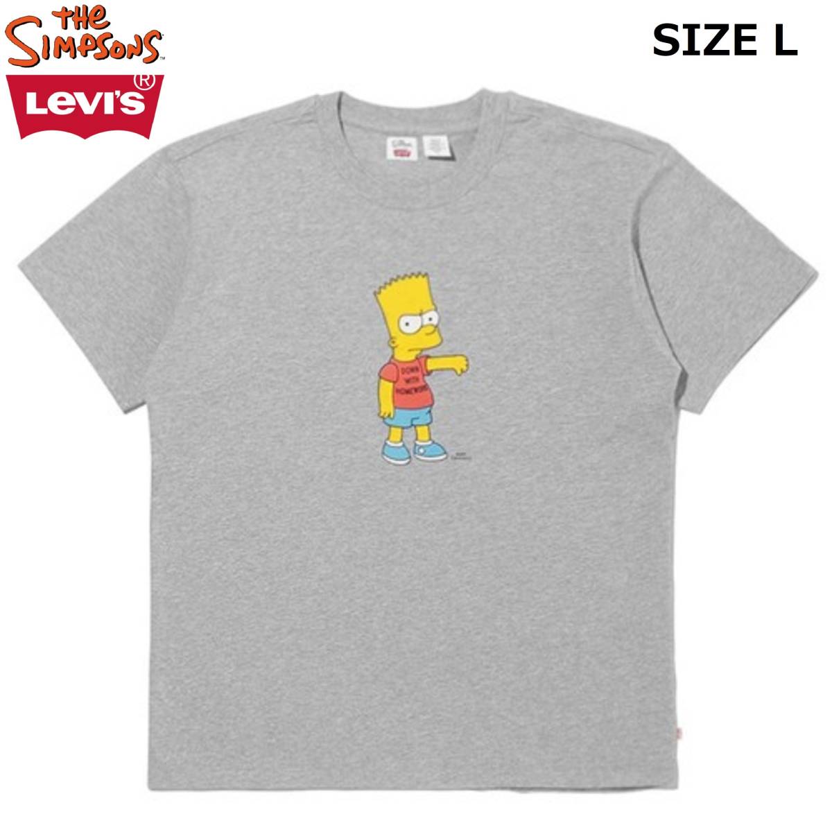 メーカー再生品】 levi's SIMPSONSコラボTシャツ