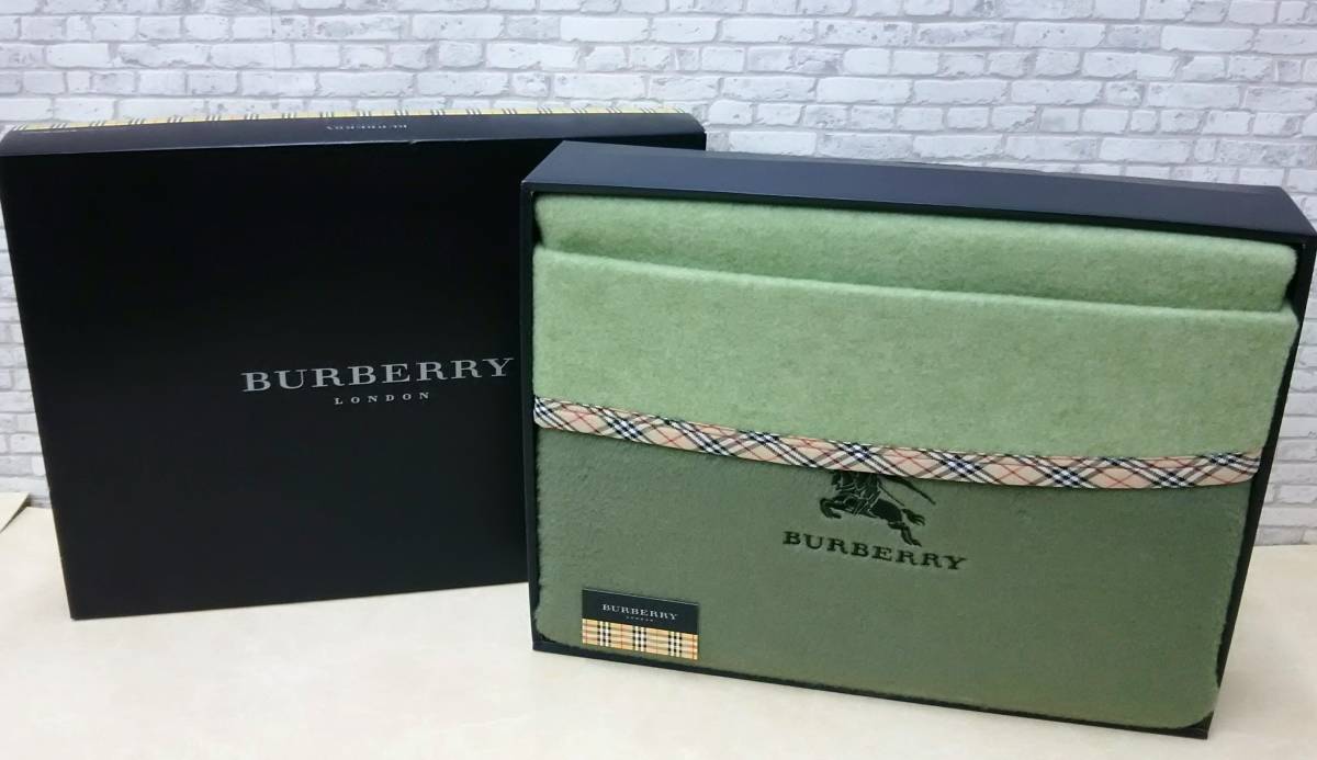未使用品 BURBERRY 西川産業 ウール毛布 cutacut.com