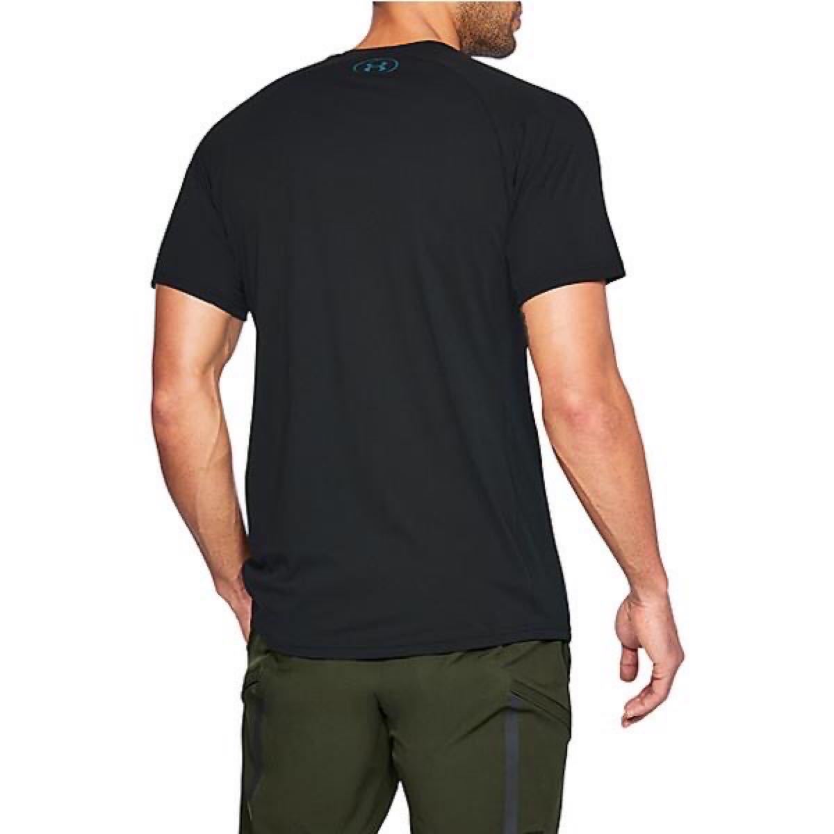 UNDER ARMOUR アンダーアーマー 半袖Tシャツ バニッシュショートスリーブ ブラック＆グレー(黒) メンズL 新品