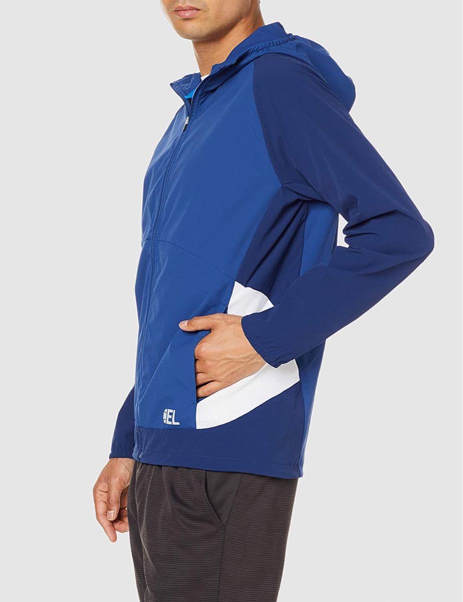 ellesse エレッセ テニスウェア トレーニングジャケット EM521121 ブルー(青) メンズXL 新品
