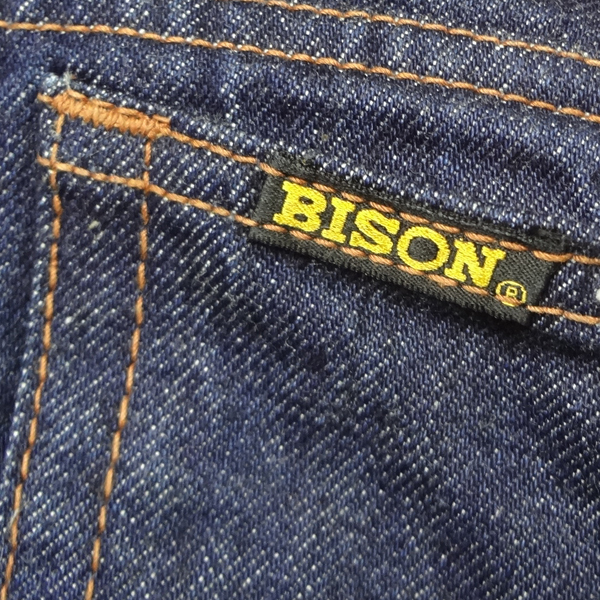 バイソン BISON ベルボトム ブーツカット ジーンズ フレアー ラッパ W27インチの画像8