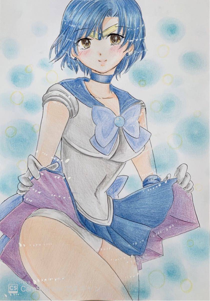 Yahoo!オークション - 同人手描きイラスト 美少女戦士