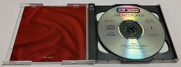 廃盤 MELODRAM 2CD マリア・カラス グルック 歌劇 タウリスのイフィゲニア サンツォーニョ / アルバネーゼ コッソット ドンディ 1957_画像3
