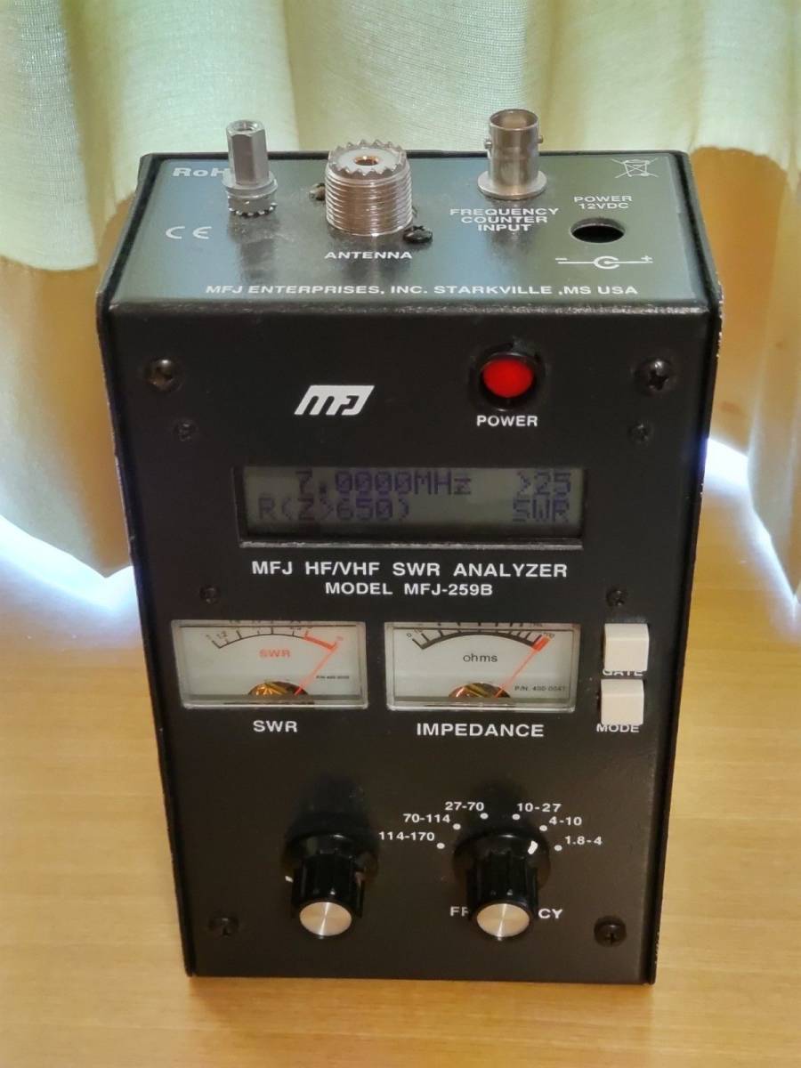 SWRアナライザー MFJ-259B SWRアナライザー MFJ-259B