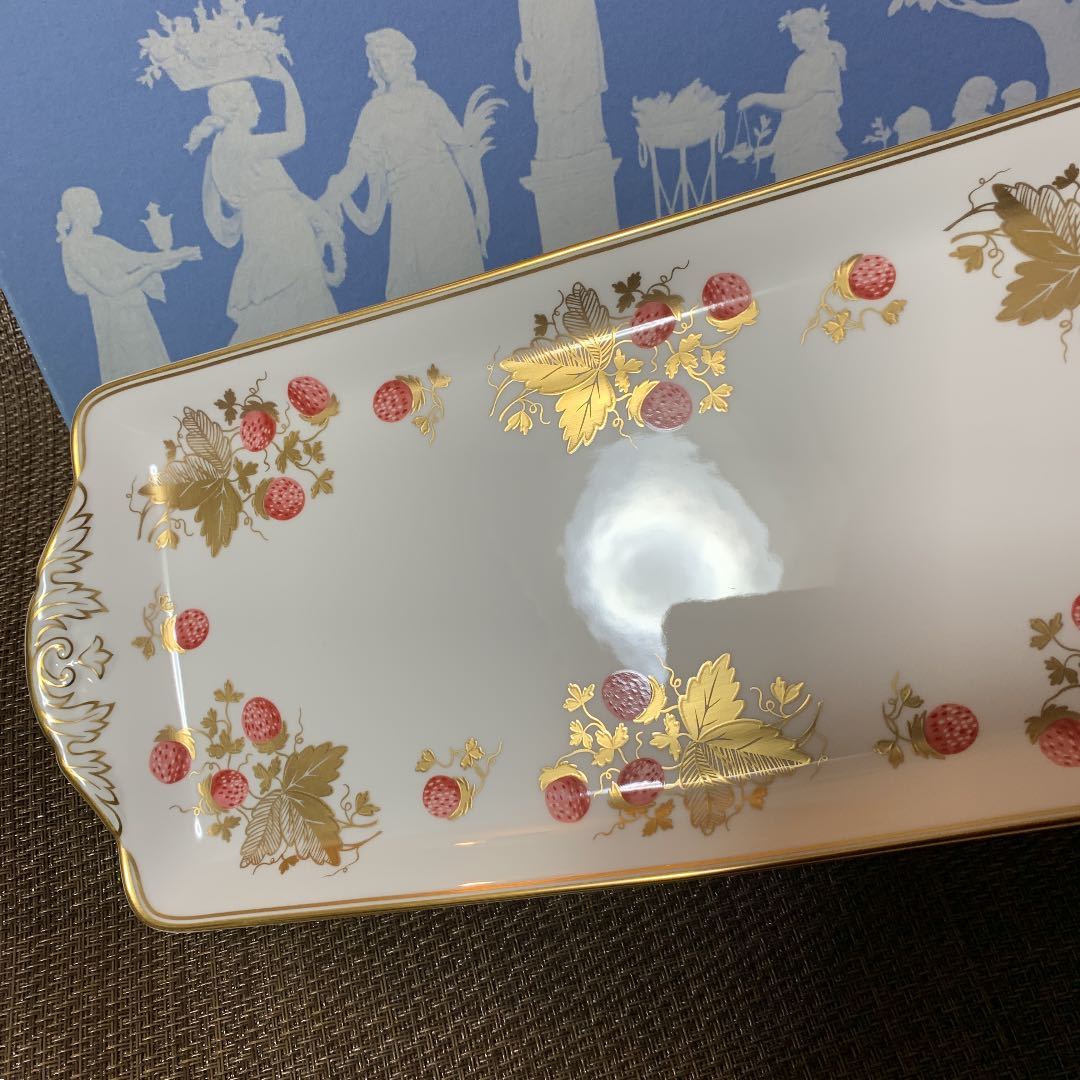  редкий Wedgwood клубника Gold сэндвич plate 