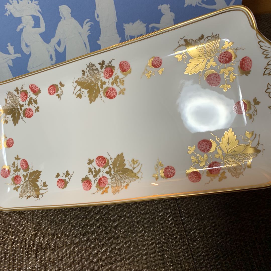  редкий Wedgwood клубника Gold сэндвич plate 