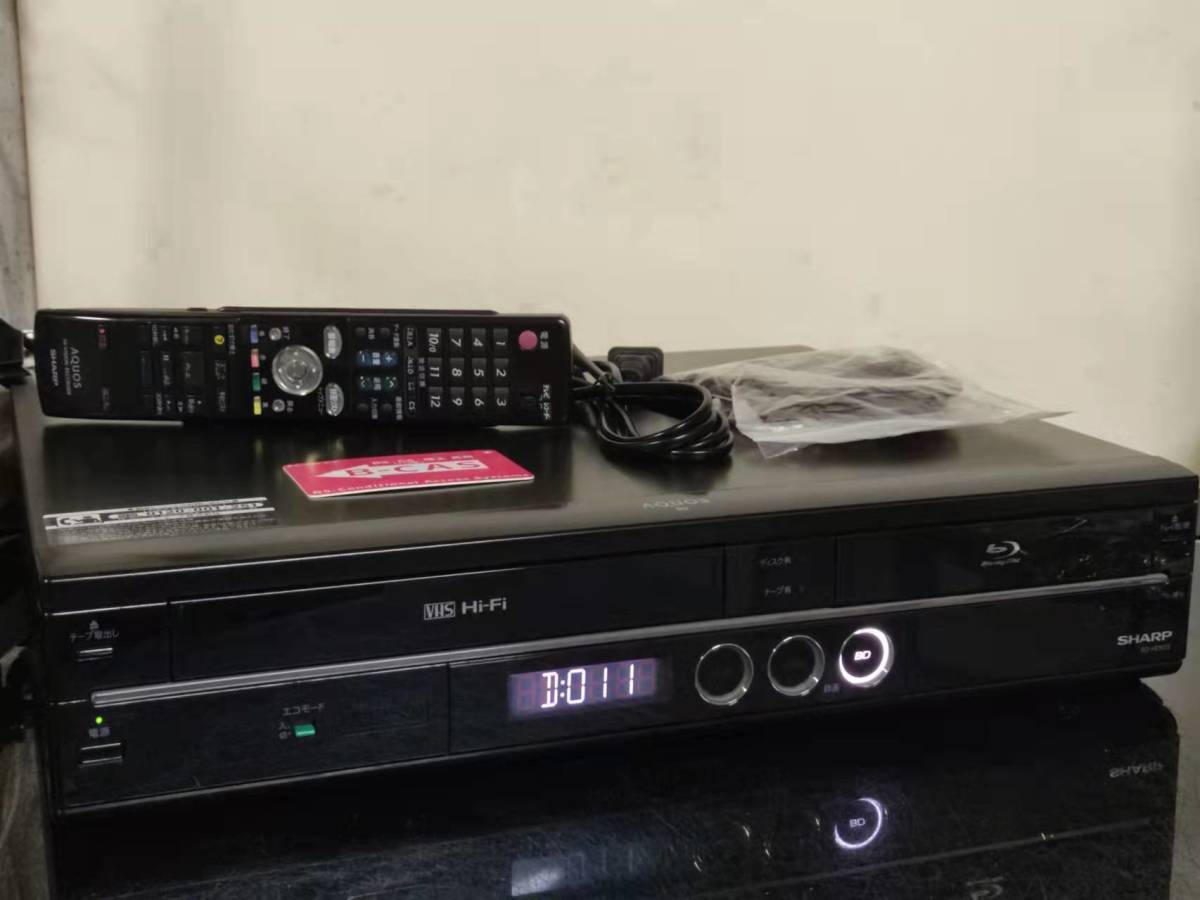Yahoo!オークション - SHARP 「BD-HDV22」 VHS一体型ビデオデッキ...