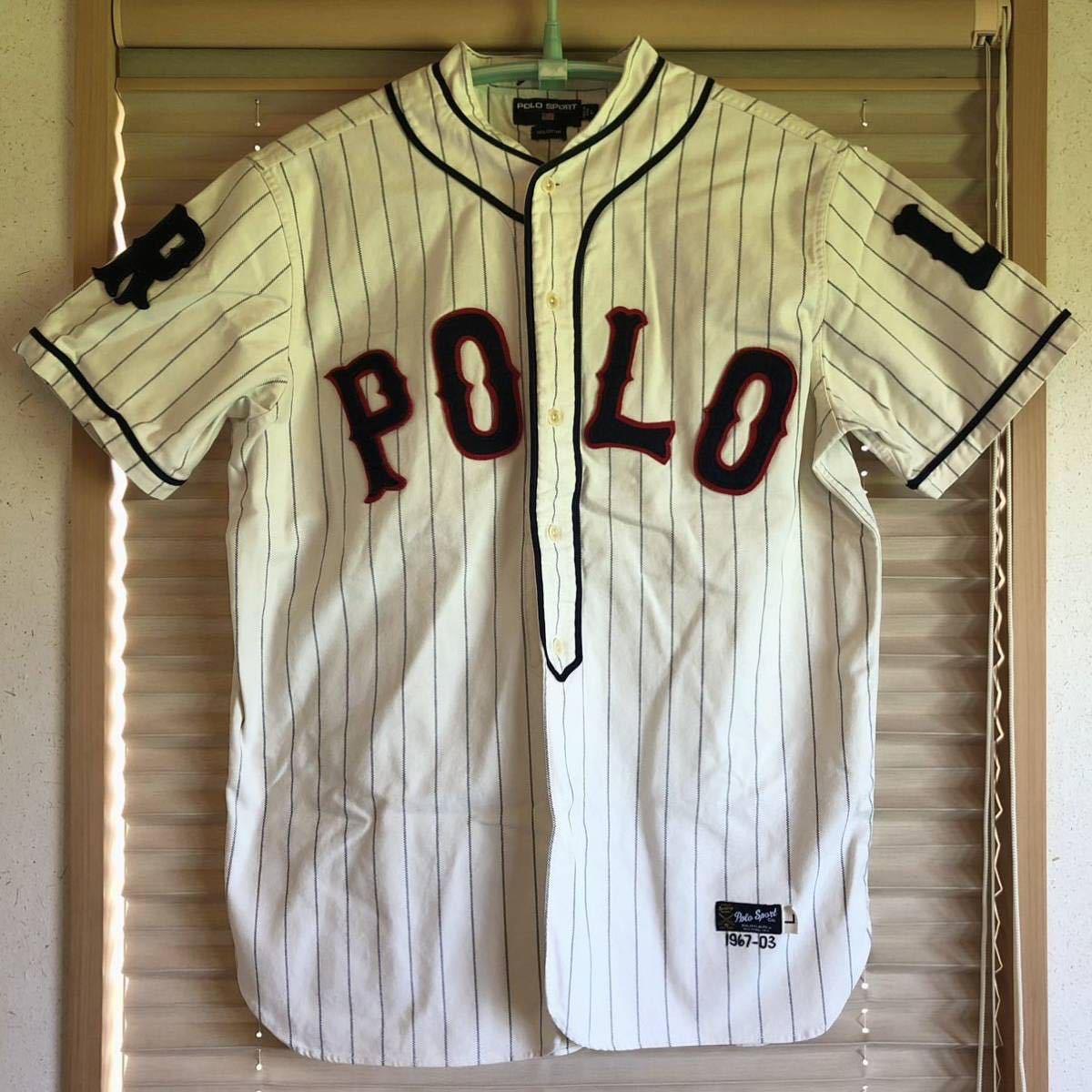 激レア POLO SPORT RALPH LAUREN baseball shirt ベースボールシャツ 1992 1993 snow beach rlx rrl spors stadium rrl country north faceの画像1