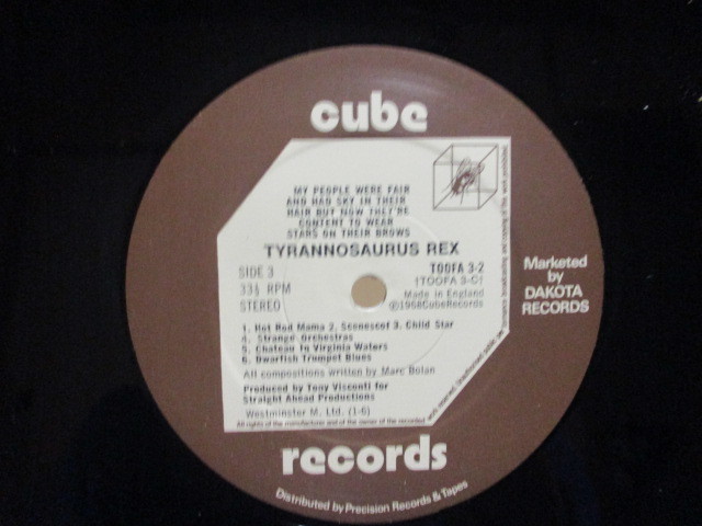 Tyrannosaurus Rex ティラノザウルス・レックス登場 神秘の覇者 英 2LP T・レックス T.REX マーク・ボラン スティーヴ・トゥック _画像6