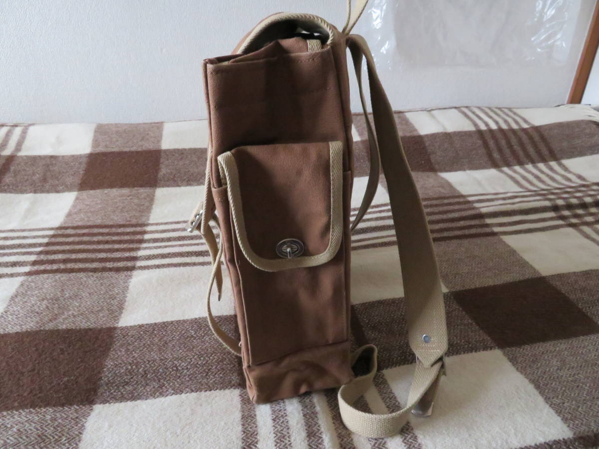 旧一澤帆布 ランドセル型リュック 茶 品番300 | monsterdog.com.br