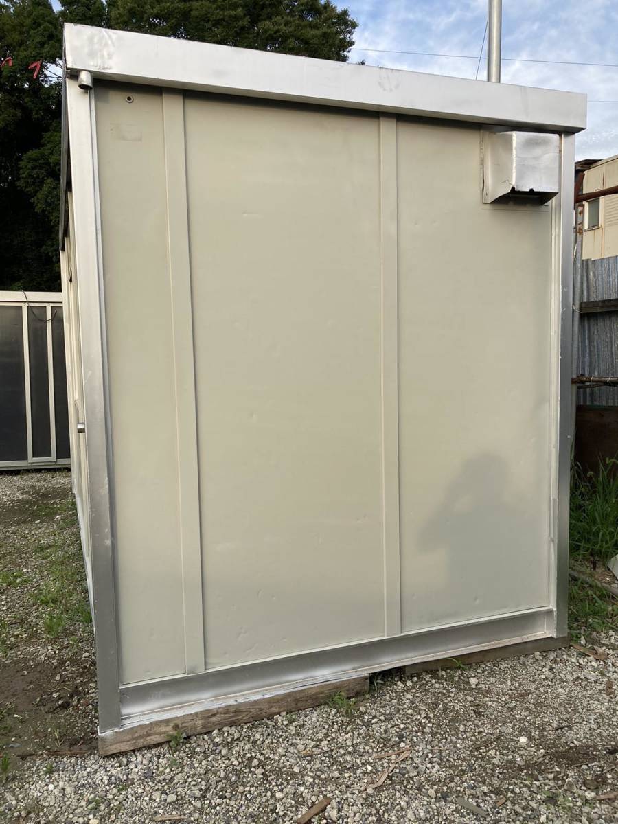 千葉県から プレハブ プレハブ小屋 簡易ハウス 幅460㎝×奥行223㎝× 千葉県から プレハブ プレハブ小屋 簡易ハウス 幅460㎝×奥行223㎝×