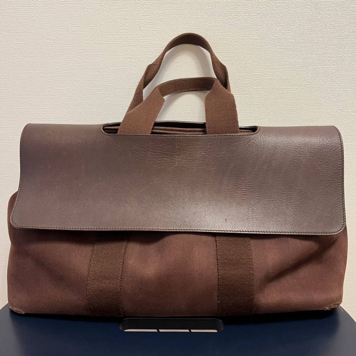 お待たせ! エルメス/HERMES フールトゥ ボルドー キャンバス生地