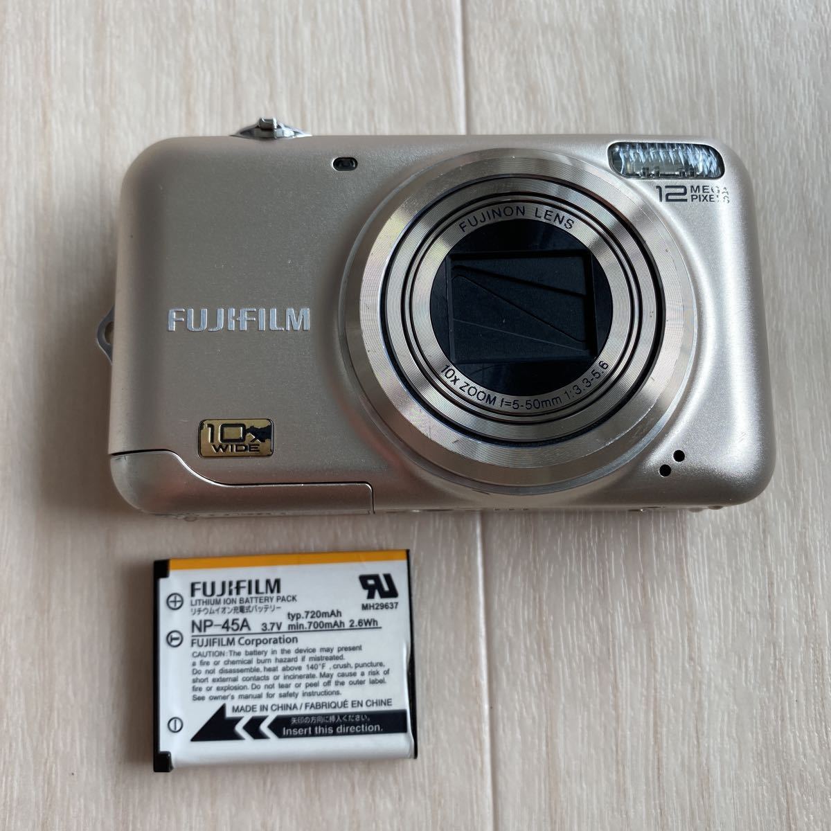 FUJIFILM デジタルカメラ FinePix T400 光学10倍 シャンパンゴールド F