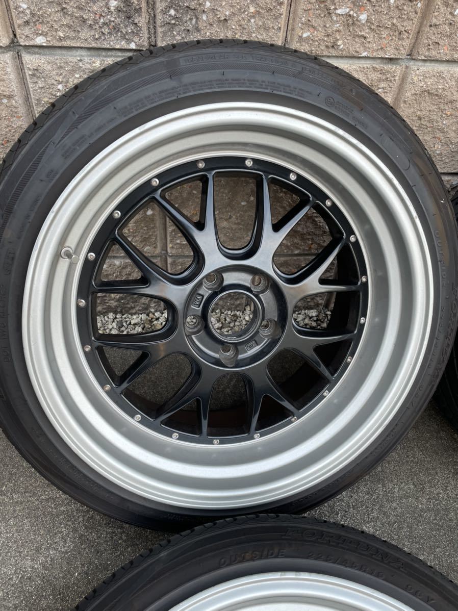 通販好評 225/45R19 19インチ BBS JAPAN BBS RG-R 8J 8.00-19 DUNLOP