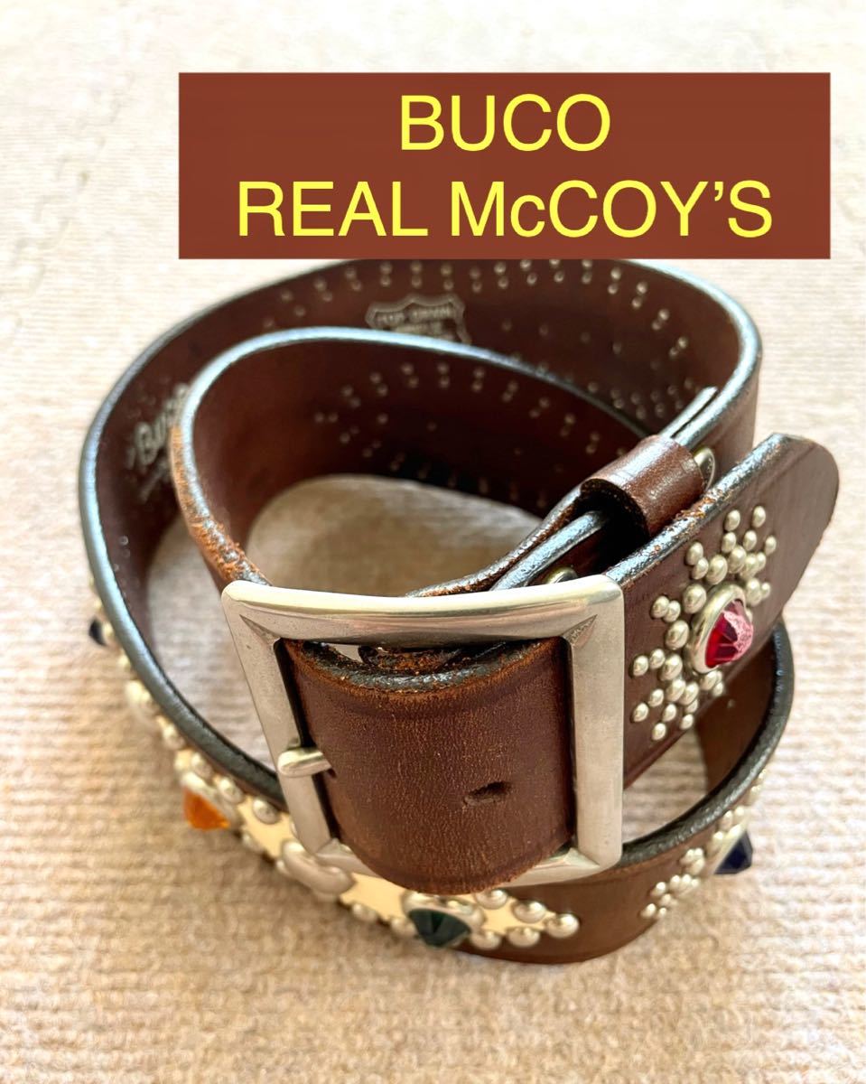 ザリアルマッコイズ BUCO スタッズベルト THE REAL McCOY'S ザリアルマッコイズ BUCO スタッズベルト THE REAL McCOY'S
