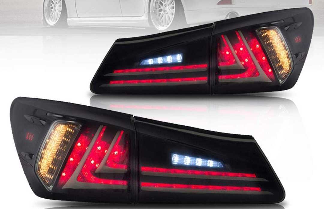 美品 GSE20系 レクサス is フルLEDスモークテールランプASSY左右