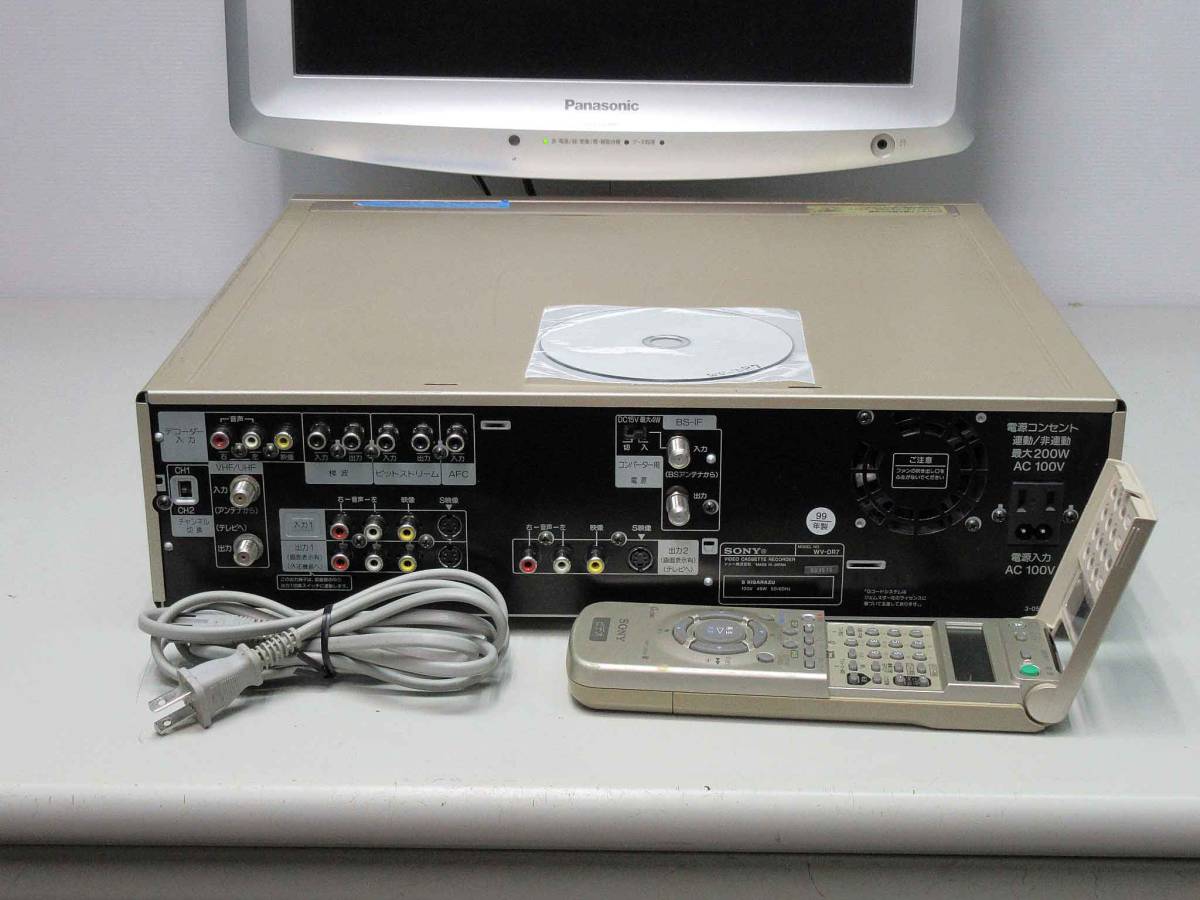 ★☆SONY　高画質DV/ミニDV/S-VHS・整備済保証付WV-DR7中古動作品 i0820　HST-1☆★_画像3