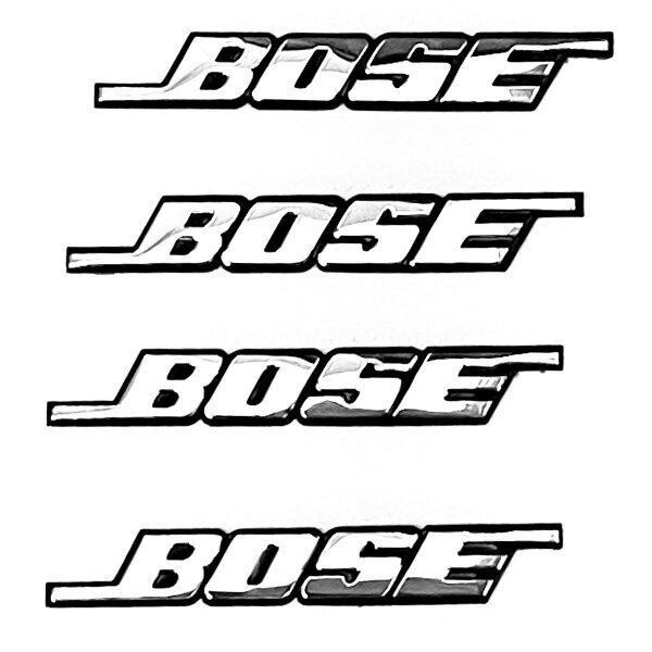 ボーズ BOSE スピーカーロゴプレート エンブレム ステッカー (4枚セット) B_画像1