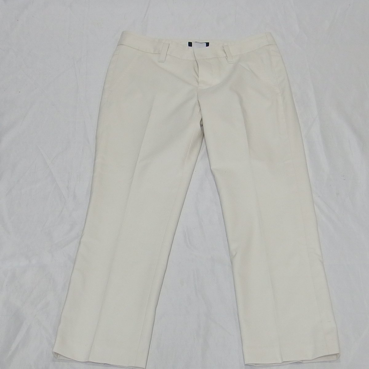 INED* Ined 7 minute height pants ( eggshell white )7 number *USED