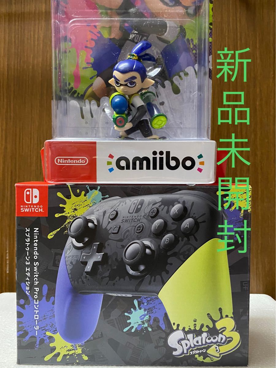 取扱 新品 Nintendo Switchスプラトゥーン3エディション amiibo 家庭用ゲームソフト