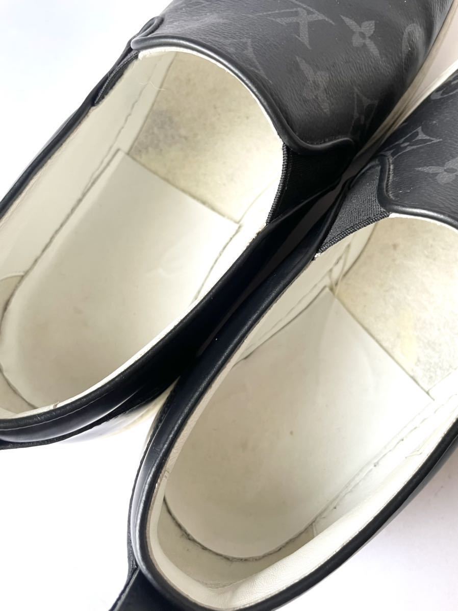LOUIS VUITTON Monogram Eclipse Slip on ルイヴィトン モノグラム 【海外 正規品】 エクリプス スニーカー スリッポン ルイヴィトン スニーカー