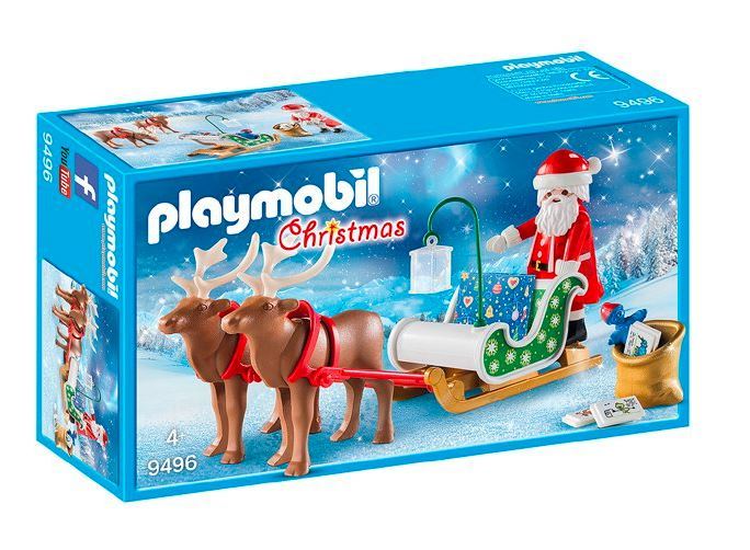 凸凸凸 プレイモービル PLAYMOBIL ☆ クリスマス 9496 サンタのそりとトナカイ Santa's Sleigh with Reindeer ☆ 新品 ☆ 2018年新製品_画像1