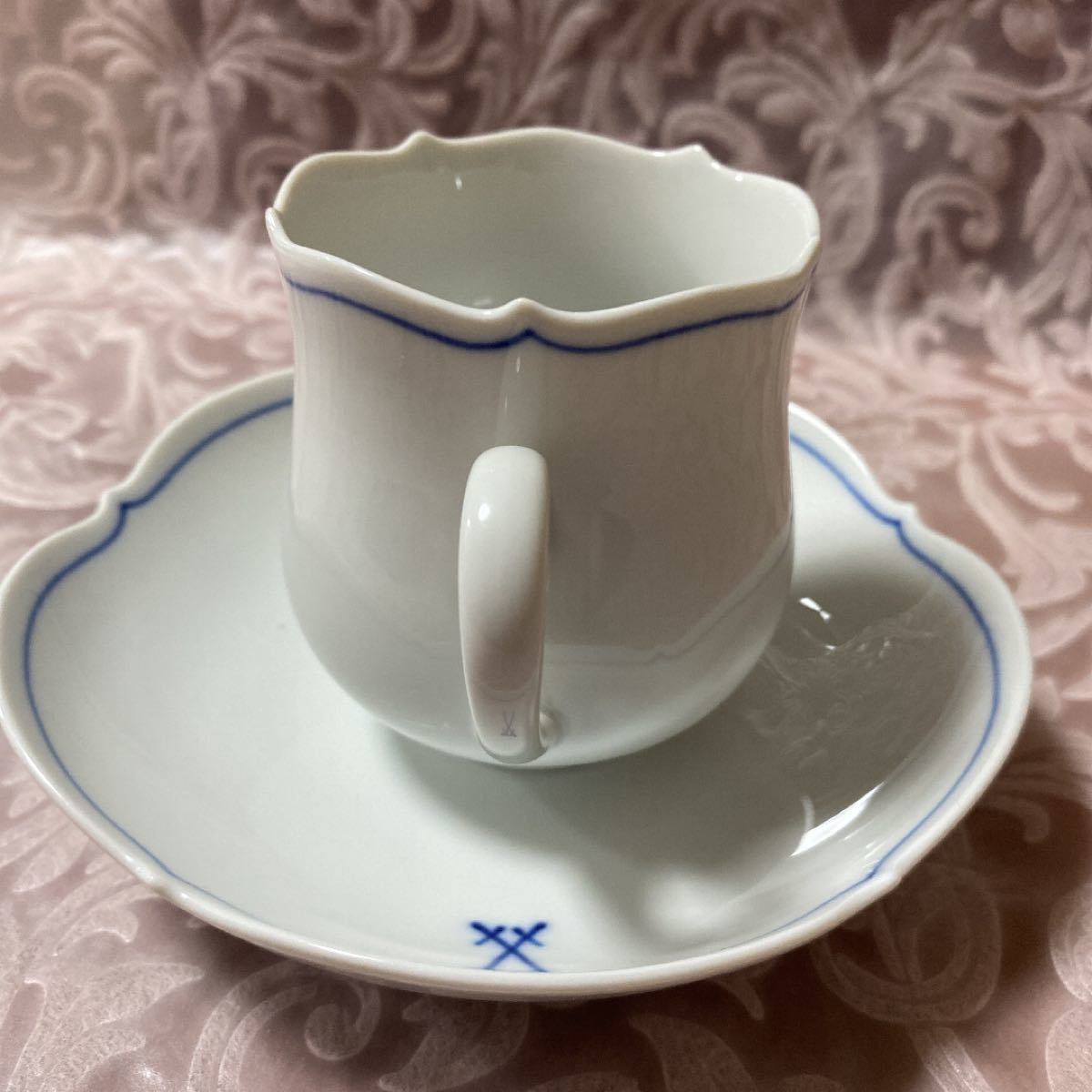 値下げ 状態良好 マイセン Meissen 双剣 カップ&ソーサー | contifarma.pe