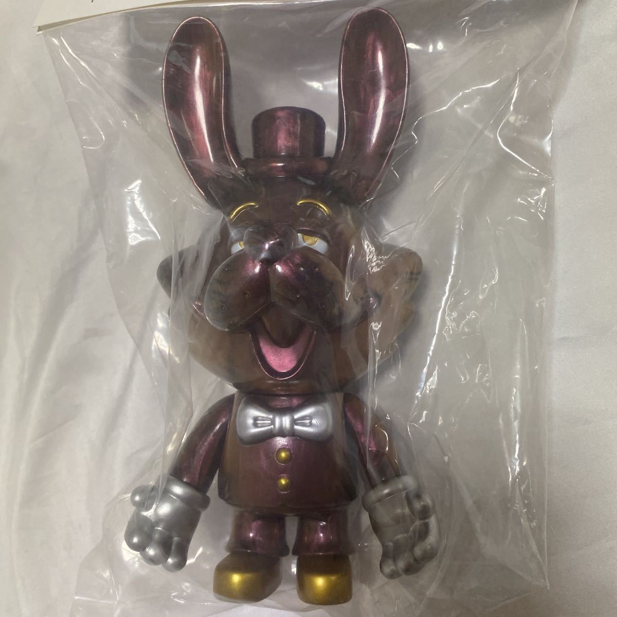 新品未開封 送料無料 SWING TOYS SWINGBUNNY ブロンズカラー BIG ソフビ SWINGTOYS （検索 シカルナ工房 ブルマァク one up ）_画像1