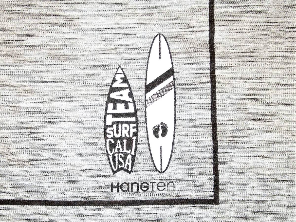 （メンズ・スポーツ）HANGTEN SURFTシャツ Ｌ 胸囲96～104 肩幅45㎝、胸幅53㎝、袖丈21㎝、着丈70㎝ ポリエステル85％ レーヨン15％_画像10