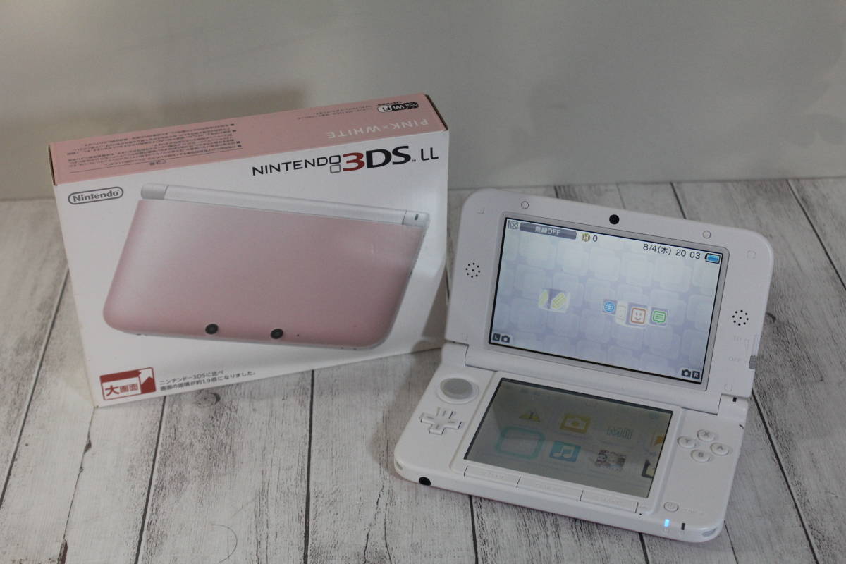 高級 ニンテンドー3DS LL ピンク×ホワイト 充電器付き 3broadwaybistro.com