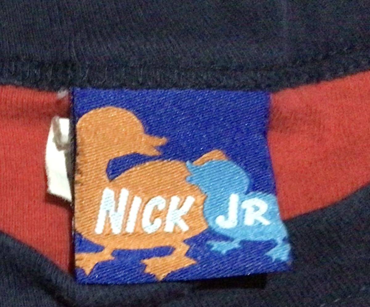 USA輸入★スポンジボブ Tシャツ XLサイズ★ 赤 トリム アメリカンコミック NICK JR_画像3