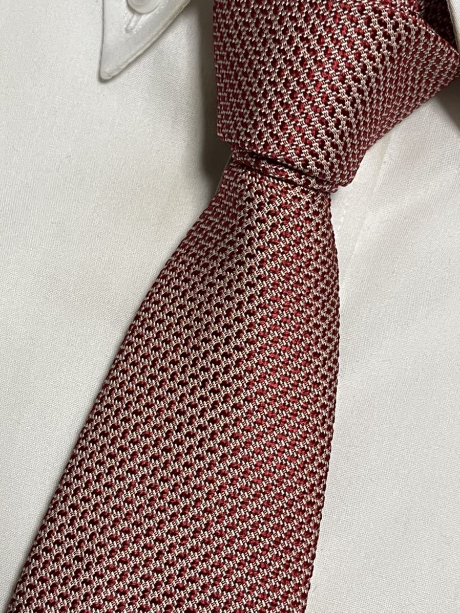 美品 ″TIE YOUR TIE″ タイユアタイ ドット ディエーチピエゲ(10折) ブランドネクタイ 208306_画像1