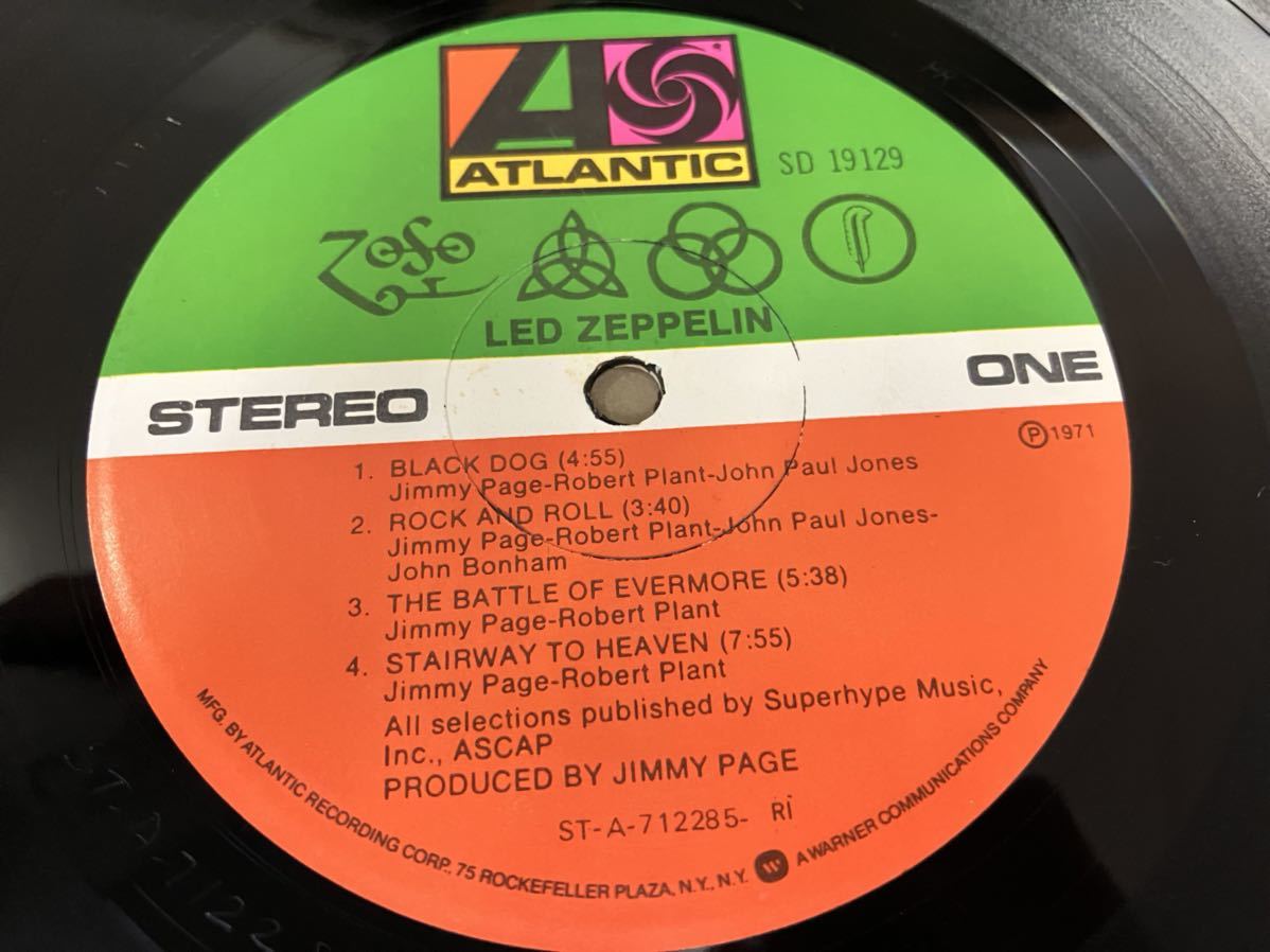 Led Zeppelin★中古LP/USオリジナル盤「レッド・ツェッぺリン～Ⅳ」 _画像4