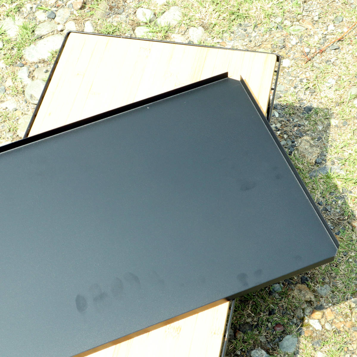 【送料無料】フィールドラック用天板（ブラック）×1枚 連結可能 クッキングテーブル キャンプ テーブル ユニフレームにも対応
