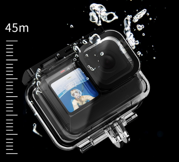 GoPro Hero10/GoPro9 防水ケース 偏向レンズフィルター 3点セット ダイビング 水中動画|PayPayフリマ